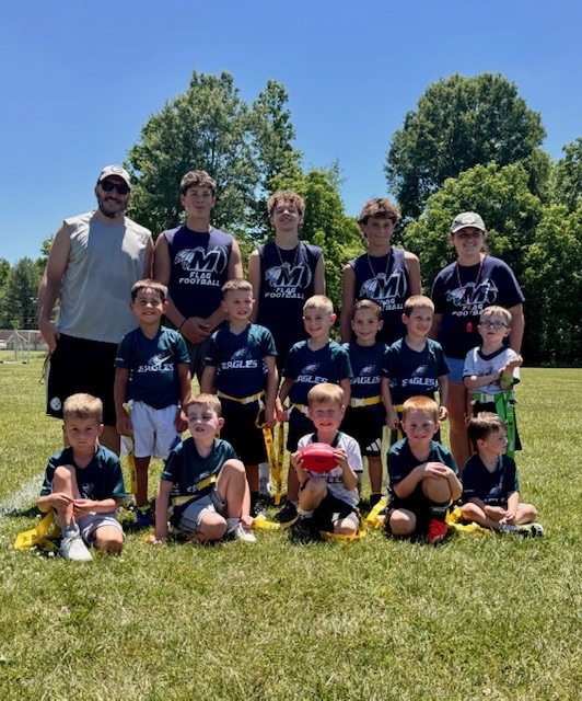 Eagles flag football team photo